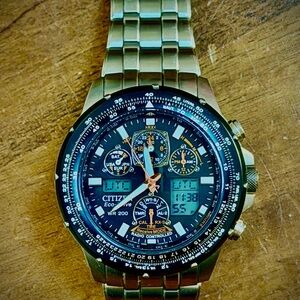 Citizen Eco-Drive promaster nighthawk radio controlled Chronograph Watch